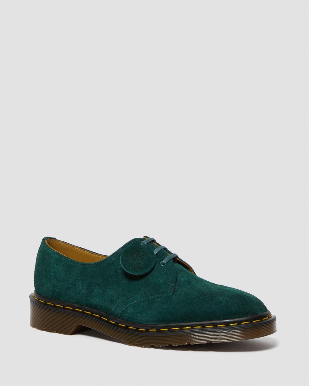 Dr Martens 1461 Made In England Suede Oxford Topánky Panske ( Zelene ) SK 619-SWAQPX